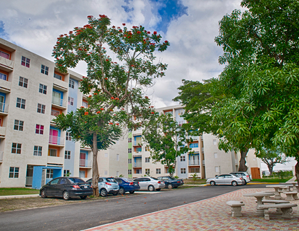 Housing facilities on campus